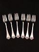 Aakande  
hammered silver 
cake forks 13 
cm. set of 6 
subject no. 
599883