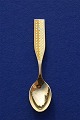 Michelsen Christmas spoon 1960 of Danish gilt sterling silver