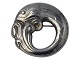 Georg Jensen sterling silver
Round brooch with a fish