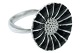 Georg Jensen Silver
Black Daisy ring - Size 60