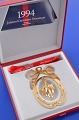 Mistletoe, 
Christmas 
Mobile, 1994, 
The Christmas 
Ornament from 
Georg Jensen. 
Gilded brass. 
...