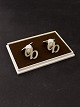 Sterling silver 
cufflinks 1.8 x 
1.5 cm. stamped 
925s item no. 
601959