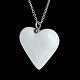 Royal 
Copenhagen. 
Porcelain and 
Sterling Silver 
Heart Pendant - 
White.
Designed and 
crafted by ...