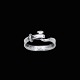 Georg Jensen. 
Sterling Silver 
Torun Ring with 
Pavé Diamonds 
#204A.
Pavé set white 
brilliant cut 
...