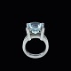 Vilhelm 
Holmstrup. 14k 
White Gold Ring 
with Aquamarine 
and Diamonds.
Designed and 
crafted by ...