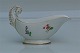 Bing and 
Grondahl Saxon 
Flower on white 
porcelain 012 
Butter pitcher 
5 x 16 cm (561) 
Marked with ...