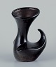 French 
ceramicist.
Large ceramic 
vase. Organic 
shape.
Probably from 
Biot.
Black metallic 
...