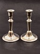 Sterling silver 
candlesticks H. 
15 cm. stamped 
925s AD for 
court jewelers 
A Dragsted 
Copenhagen ...