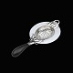 Evald Nielsen. Art Nouveau Silver Tea Strainer - 1918.Ebony HandleDesigned and crafted by ...