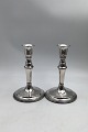 Svend Toxværd 
Silver 
Candlesticks 
(2) Measures 16 
cm (6.29 inch) 
Base 10 cm 
(3.93 inch) 
Combined ...