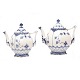 Royal Copenhagen blue fluted full lace tea pots 1118 & ...