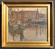 Larsen, Hugo 
Valdemar (1875 
- 1950) 
Denmark: The 
harbor, ...