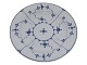 Royal 
Copenhagen Blue 
Fluted Plain, 
an early dinner 
plate that is 
greyish in the 
...