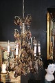 Old French 
prism 
chandelier with 
lots of fine 
glass ...