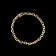 Danish 14k Gold Anchor Chain Bracelet.Designed and crafted by BNH Kædevarer - ...