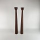 To lysestager i 
teak
42 cm