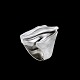 Lapponia. Sterling Silver 'Erosion'' Ring - Björn Weckström - 1987.Designed by Björn Weckström ...