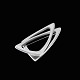 Poul Warmind - Denmark. Sterling Silver Brooch #21.Designed and crafted by Poul Warmind 1963 - ...