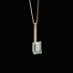 Sven Haugaard - Denmark. 14k Gold Pendant with Aquamarine.Designed and crafted by Sven ...