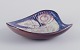 Michael 
Andersen, 
Bornholm.
Hand-glazed 
ceramic dish.
Motif of a 
bird.
Glaze in blue, 
...