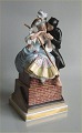 Royal 
Copenhagen 1276 
RC The 
Shepherdess and 
the 
Chimneysweep  
Chr. T. 1911 24 
x 12 cm Hans 
...