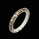Royal Copenhagen. Porcelain Bangle - Floral - Size Large.