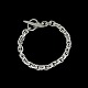 Danish Sterling Silver Anchor Chain Bracelet. 44g.Designed and crafted by G.I.F.A Guldsmedenes ...