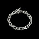 Danish Sterling Silver Anchor Chain Bracelet. 53g.Designed and crafted by Randers ...