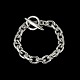 Aarre & Krogh - Denmark. Sterling Silver Anchor Chain Bracelet. 80g.Designed and crafted by ...