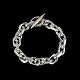 Aarre & Krogh. Heavy Sterling Silver Anchor Chain Bracelet. 102 g.Designed and crafted by ...