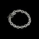 Danish Sterling Silver Anchor Chain Bracelet. 42g.Stamped SterlingL. 19,8 cm. / 7,80 ...