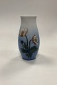 Bing and 
Grøndahl Art 
Nouveau Vase 
No. 342/5249. 
Motif with 
Christmas 
roses/Hellebore.
 Measures ...