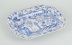 European 
ceramic dish, 
octagonal 
ceramic dish.
Hand-painted 
motif of a man 
walking with a 
...