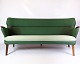 Green Sofa 
model 220, with 
light cushion 
cover by the 
Danish 
furniture 
architect Kurt 
Olsen. The ...