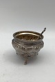 French Silver 
Salt Cellar + 
Salt Spoon 
Measures Salt 
Cellar Diam 6.5 
cm (2.55 inch) 
H 5.2 cm ...