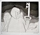 Ravn, Lars 
(1959 - ) 
Denmark: 
Composition, 
1989. Etching. 
Signed: LR 
1989. 6/10. H: 
16.5 cm. W: ...