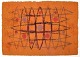 Scandinavian 
textile artist.
Large cotton 
rya rug.
Abstract 
motif. Space 
Age.
Hand ...