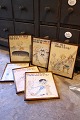 Decorative, old 
drawings 
(prints) by Leo 
Fredsbjerg 
drawings with 
"Educational" 
rhymes and ...
