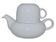 Small bing & 
Grondahl white 
teapot with cup 
as a lid.
The factory 
mark shows, 
that this was 
...