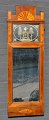 Danish Louis 
XVI mirror, 
1780. Mahogany 
with inlays. 
Top mirror 
glass with 
painted 
decorations. 
...