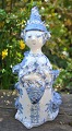 Wiinblad, Bjørn 
(1918 - 2006) 
Denmark: Aunt 
Ella. Model M 
19. Unique. 
Signed 1977. 
Blue glazed. 
...