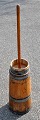Butter churn in 
oak, Denmark, 
19th century. 
Tamper churn. 
Conical. Stick 
glued with zinc 
band. ...