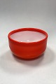 Holmegaard 
Palet Large 
orange red 
Glass Bowl. 
Designed by 
Michael Bang.
Measures 24 cm 
x 13 cm ...