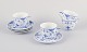 Royal 
Copenhagen Blue 
Fluted Half 
Lace, four 
pairs of coffee 
cups and 
saucers.
Model number: 
...