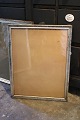 French 19th 
century silver 
frame in wood 
with old silver 
plating, old 
glass and fine 
patina. ( 2 ...