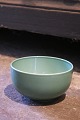 Royal 
Copenhagen 4 
All Seasons 
faience bowl 
with green 
glaze designed 
by Grethe Meyer 
...