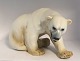 Bing & 
Grondahl. 
Porcelain 
figurine. 
Sitting Polar 
Bear. Model 
1857. Length 37 
cm. (1 quality)