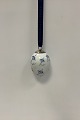Royal 
Copenhagen Blue 
Fluted Plain 
Easter Egg - 
Palmette 2005 
with ribbon and 
box. 
Measures 6 ...