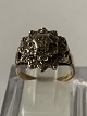 Gold Ring with Diamonds, 9 Karat
Ring size 53