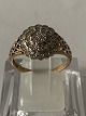 Gold Ring with Diamonds, 9 Carat
Ring size 59